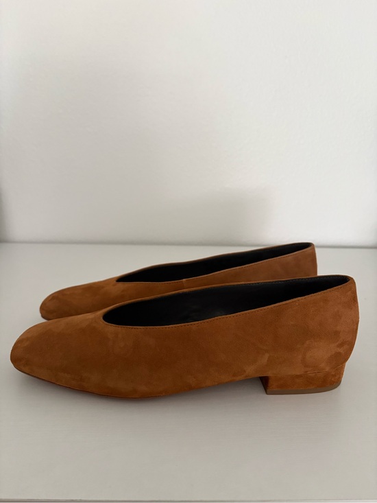 Franco Sarto Shoes - NWOT- Franco Sarto Suede Flats in Camel Brown